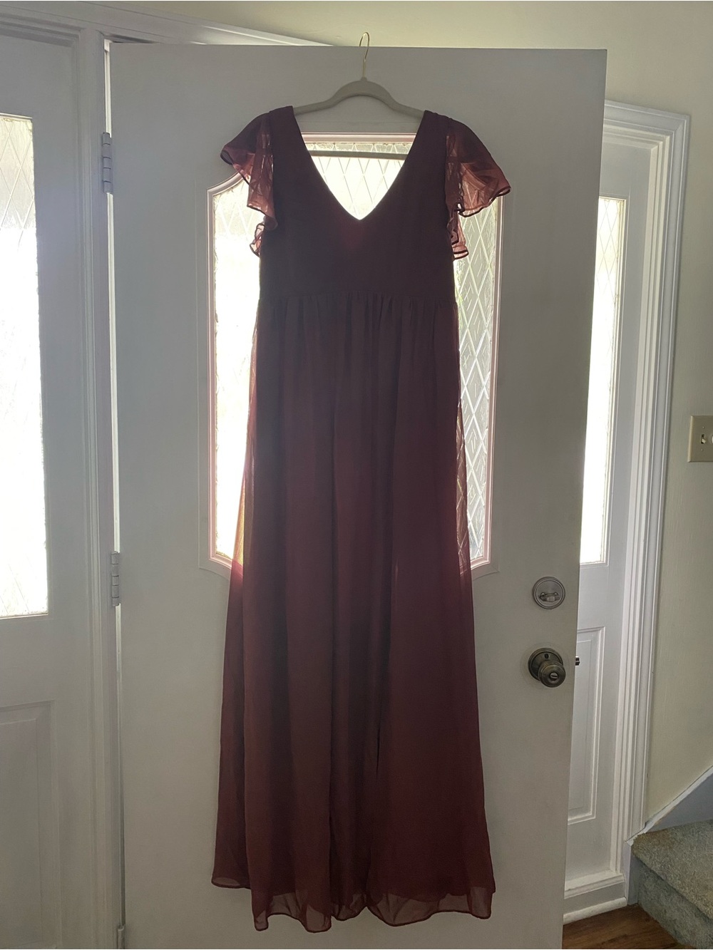 Birdy Grey Hannah Empire Dress- Rosewood 
Size Large
